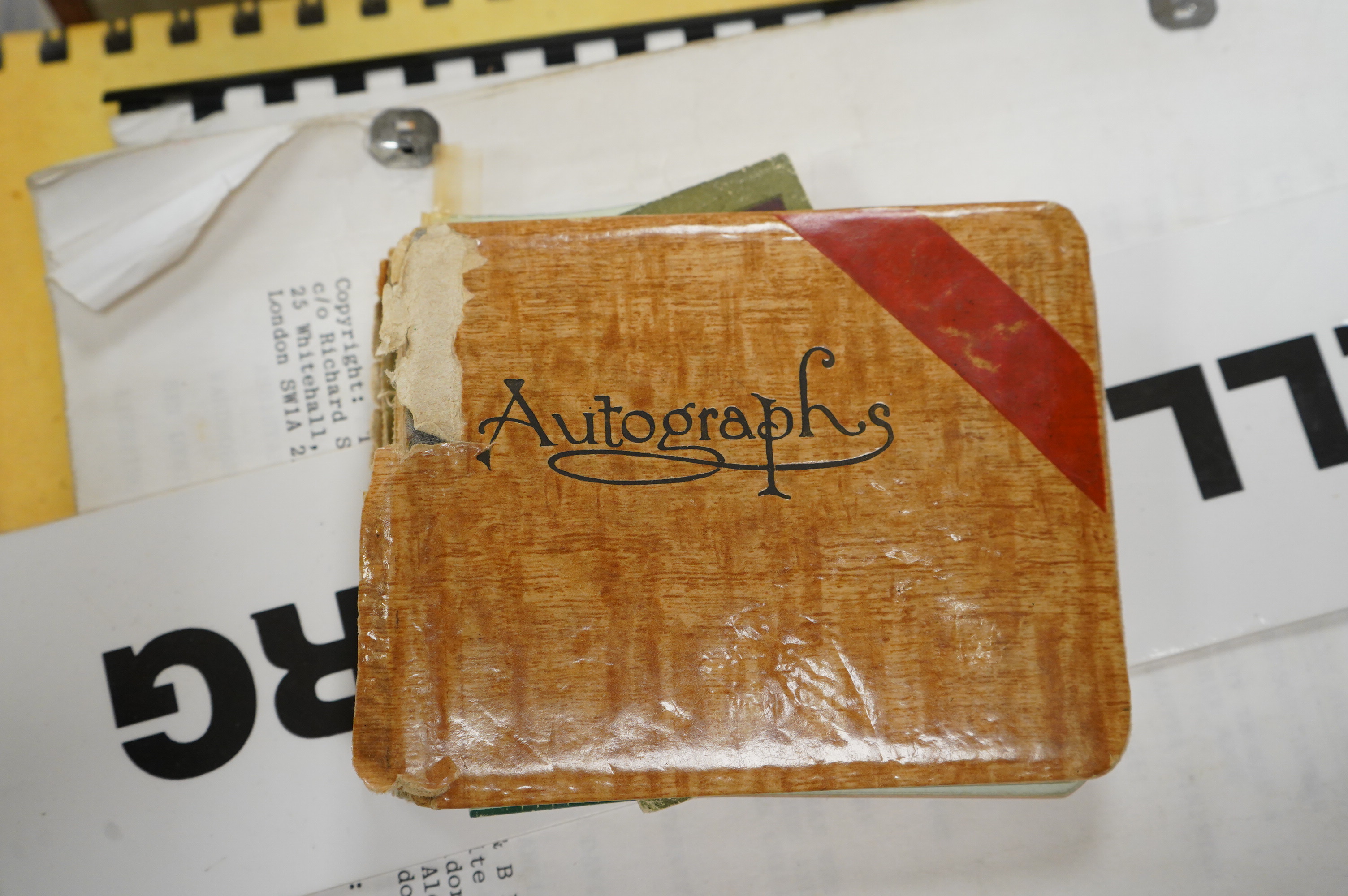 An archive of autographs and signed books relating to Bella Emberg, famed for her work on the Russ Abbot Show, and having originally come from her estate, comprising signatures of mainly television stars of the 1970s, 80